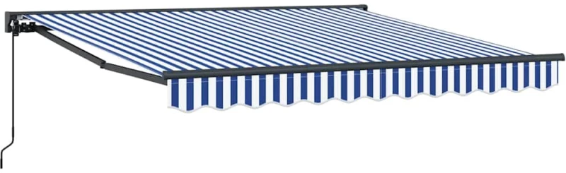 vidaXL Σκηνίτσα Αναδιπλούμενη Μπλε και άσπρο 300x250 εκ.