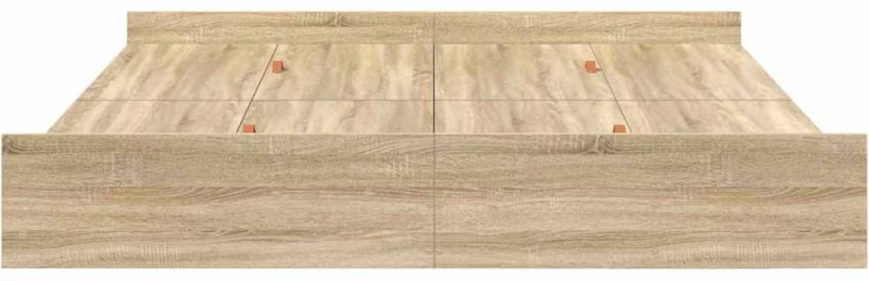 vidaXL Κρεβάτι με αποθηκευτικό χώρο Sonoma Δρυς 200 x 200 cm