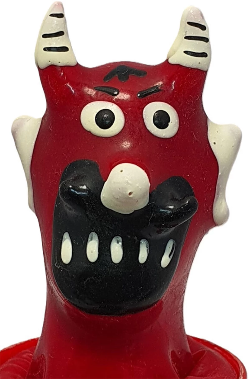 CONDOMERIE - HANDPAINTED NOVELTY CONDOMS DEVILS MOUTH MODEL 2