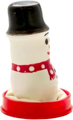 CONDOMERIE - HANDPAINTED NOVELTY CONDOMS SNOWMAN