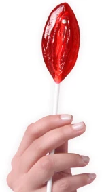 SECRETPLAY - LOLLIPOP VAGINA GUMMY STRAWBERRY