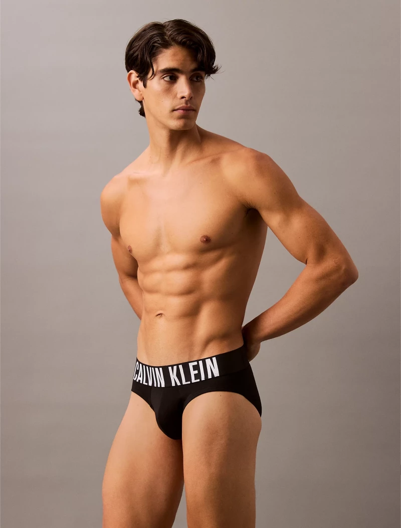 Ανδρικά SLIP Calvin Klein - Μαύρο - Multicolor - Fashion Λάστιχο - 3 pack