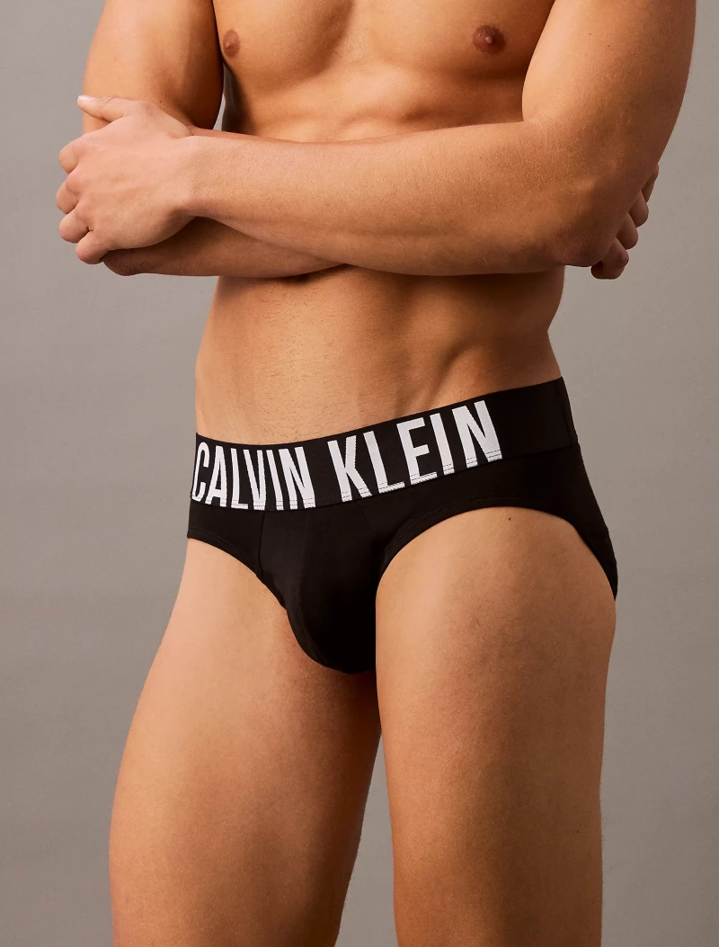 Ανδρικά SLIP Calvin Klein - Μαύρο - Multicolor - Fashion Λάστιχο - 3 pack