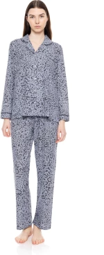 Γυναικεία Πυτζάμα Pink Label - Σεμιζιέ - Animal Print - Cotton - Regular Fit