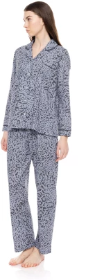 Γυναικεία Πυτζάμα Pink Label - Σεμιζιέ - Animal Print - Cotton - Regular Fit