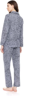Γυναικεία Πυτζάμα Pink Label - Σεμιζιέ - Animal Print - Cotton - Regular Fit