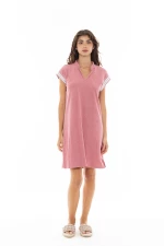 Γυναικείο Beachwear Pink Label -  Φόρεμα -TERRY Dusty Pink - Βαμβακερό