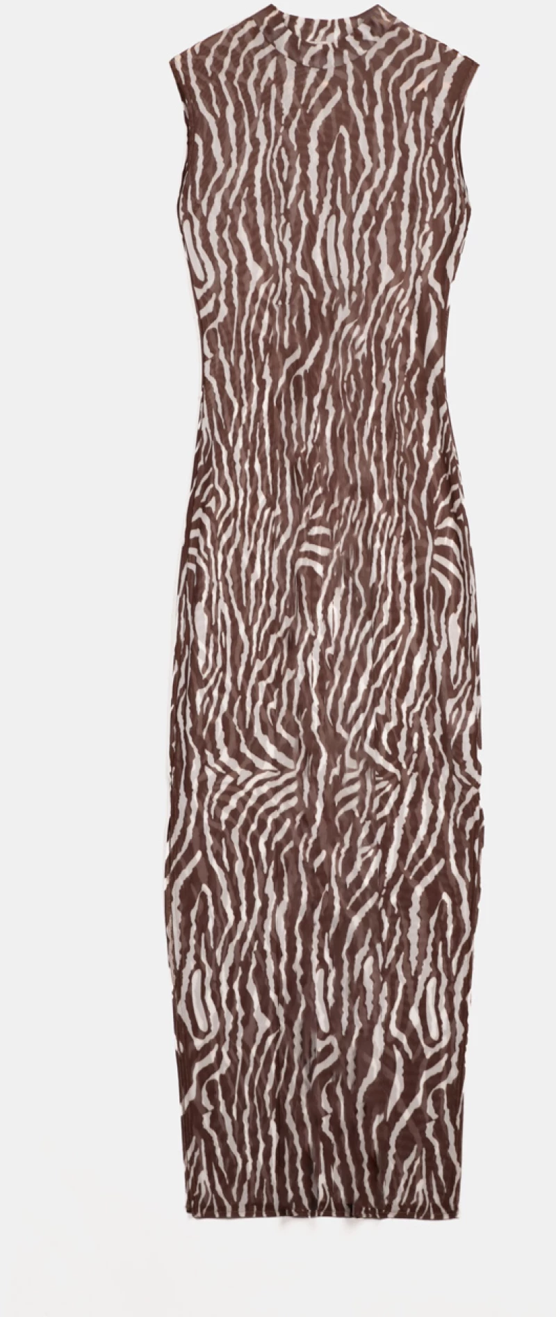 Γυναικείο Beachwear Rock Club - Φόρεμα Maxi Ζεβρέ - Regular Fit - Δύχτι