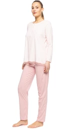 Γυναικεία Πυτζάμα Pink Label - Pink Glow - Πατιλέτα - Regular Fit - Cotton