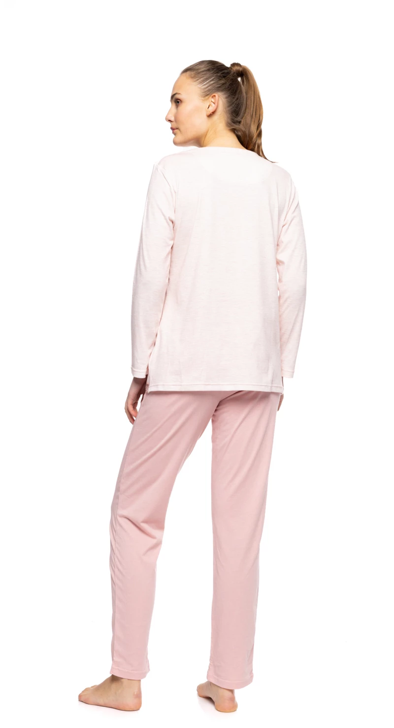 Γυναικεία Πυτζάμα Pink Label - Pink Glow - Πατιλέτα - Regular Fit - Cotton
