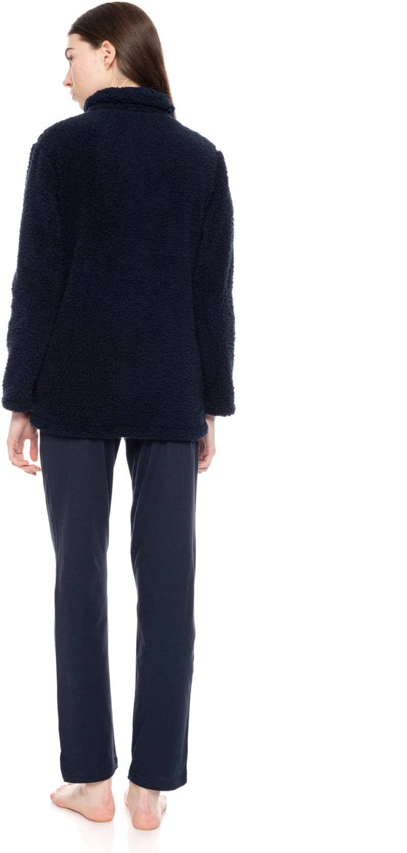 Γυναικεία Ρόμπα Pink Label - Yacht Blue - FLEECE FLUFFY - Polyester - Regular Fit