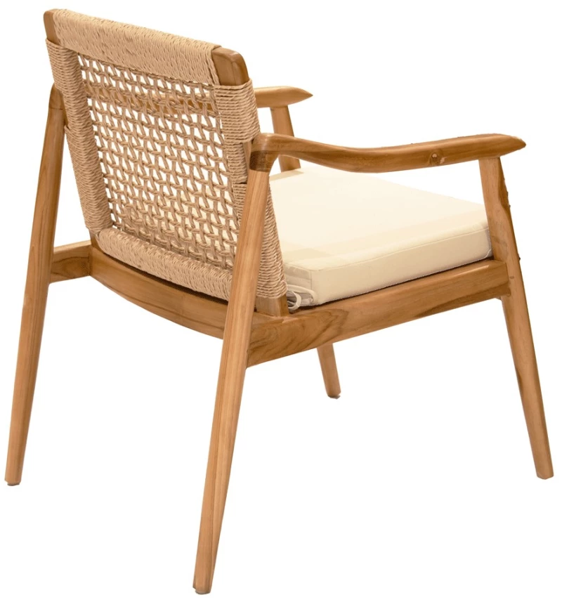Catalonia Καρέκλα ξύλινη teak  54x58x80cm  14343-1