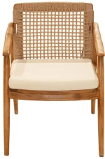 Catalonia Καρέκλα ξύλινη teak  54x58x80cm  14343-1