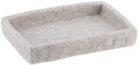 Σαπουνοθήκη polyresin stone γκρι