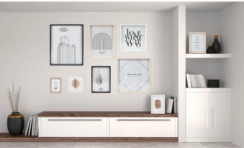 ΚΟΡΝΙΖΑ ΞΥΛΙΝΗ 24x30εκ.ΓΚΡΙ  - Ankor 51032-10