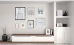 ΚΟΡΝΙΖΑ ΞΥΛΙΝΗ 24x30εκ.ΓΚΡΙ  - Ankor 51032-10