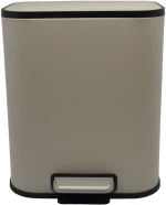 ΚΑΛΑΘΙ ΜΠΑΝΙΟΥ SOUL 5lt SOFT CLOSE ΜΕΤΑΛΛΙΚΟ TAUPE ΜΑΤ  - Ankor 837588