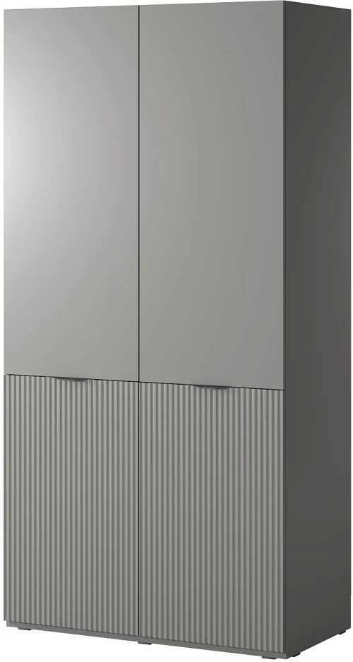 Ντουλάπα Sandbox  Γκρι 101x200x51cm