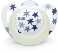 Nuk Ορθοδοντική Πιπίλα Σιλικόνης για 18-36m+ Star Night Μπλε 739.749blue