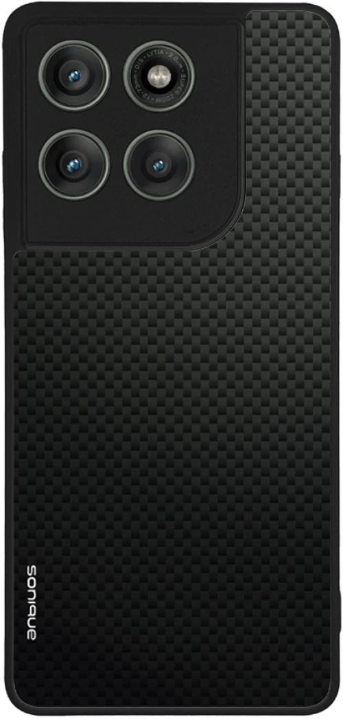 Θήκη Sonique Carbon Series για Motorola Edge 60 Pro 5G Μαύρο 01
