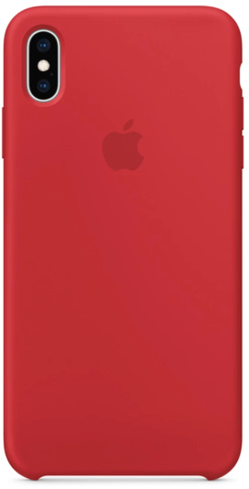 Apple silicone case mrwh2zm/a iphone xs max red open package