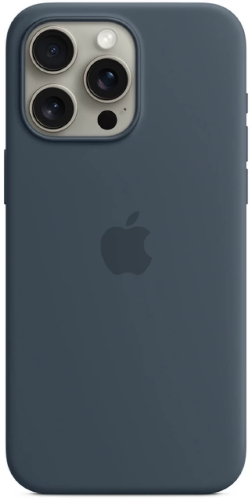 Apple silicone case mt1d3zm/a iphone 15 pro storm blue without packaging
