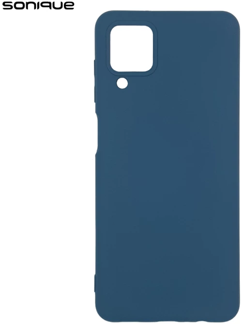 Θήκη Σιλικόνης My Colors Sonique Samsung (Big Camera Hole) Galaxy A12 / Galaxy M12 Μπλε Σκούρο