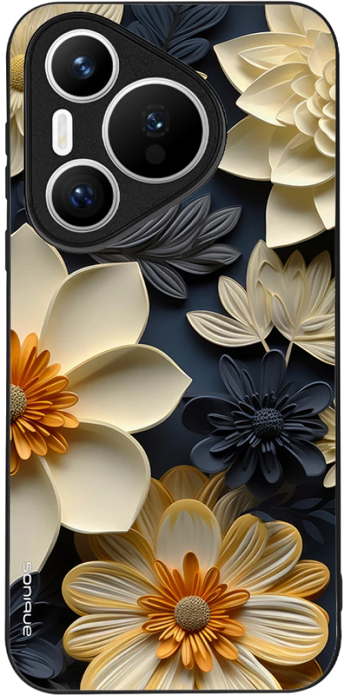 Θήκη Sonique 3D Flower Series για Huawei Pura 70 Εκρού