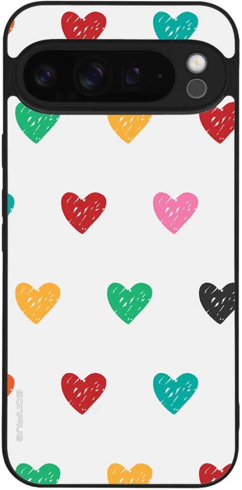 Θήκη Sonique Heart Series για Google Pixel 9 Pro XL 5G Λευκό 02
