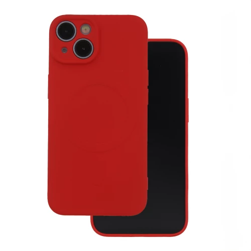 Simple color mag case for samsung galaxy a16 4g / a16 5g red