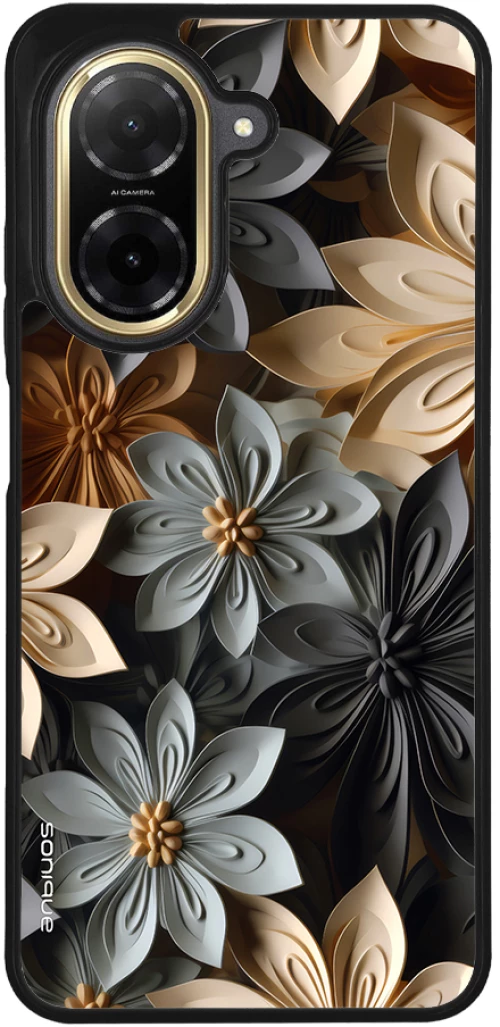 Θήκη Sonique 3D Flower Series για Xiaomi Redmi A5 4G (173.45mm) Γκρι