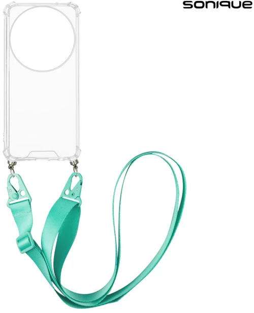 Θήκη Σιλικόνης με Strap Sonique Armor Clear Xiaomi Xiaomi 15 Ultra 5G Γαλάζιο