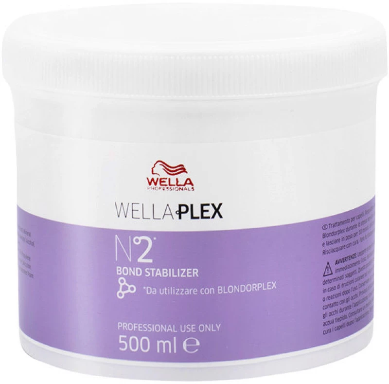 Wella Professionals, Wellaplex Bond Stabilizer No.2, Post Colour Treatment Cream, For Strengthening, ml 500