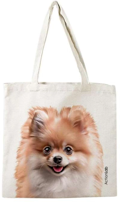 Action Lab Tote Bag Pomeranian