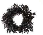 Στεφάνι πράσινα φύλλα Φ24cm