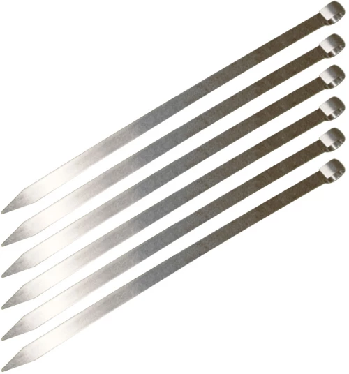 Σετ σούβλα πλακε ανοξείδωτες σετ 6 τεμ. 10mm X 1,8mm X 50 cm