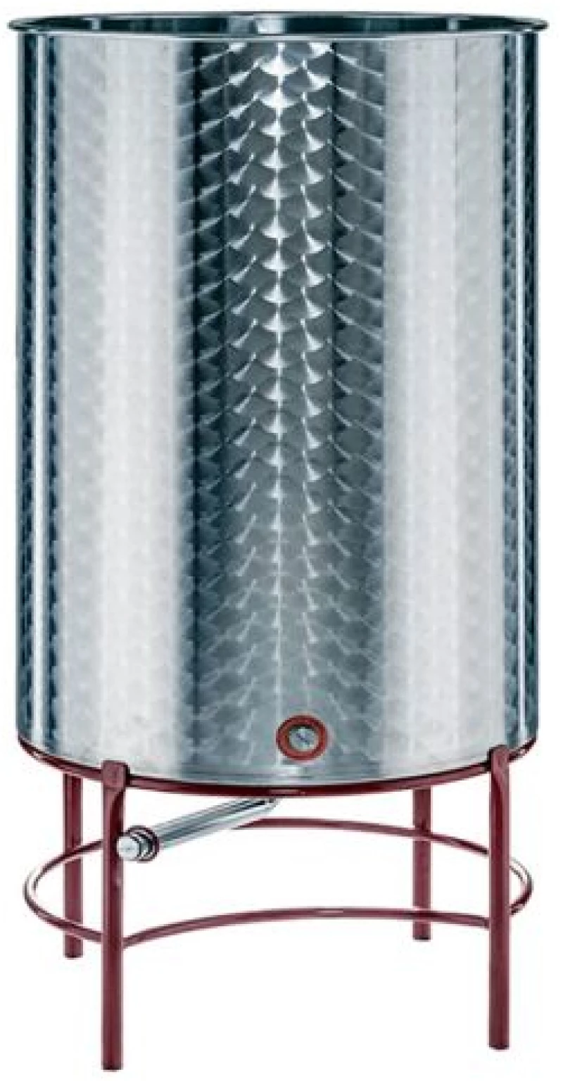 Ανοξείδωτο Δοχείο Κωνικό MINOX 200lt + Βάση (Xωρίς κάνουλα 3/4")