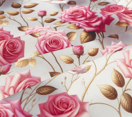 Τραπεζομάντηλο & Τραβέρσα Σετ 2 τμχ (140x300 & 40x300) Αλέκιαστα Roses 465 Grey-Pink Dimcol