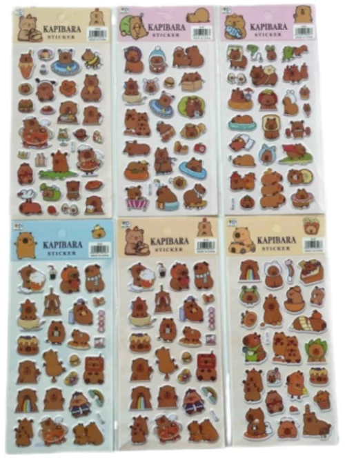 Stickers Capybara (Τυχαία επιλογή)
