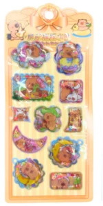Stickers Capybara με Νερό & Strass