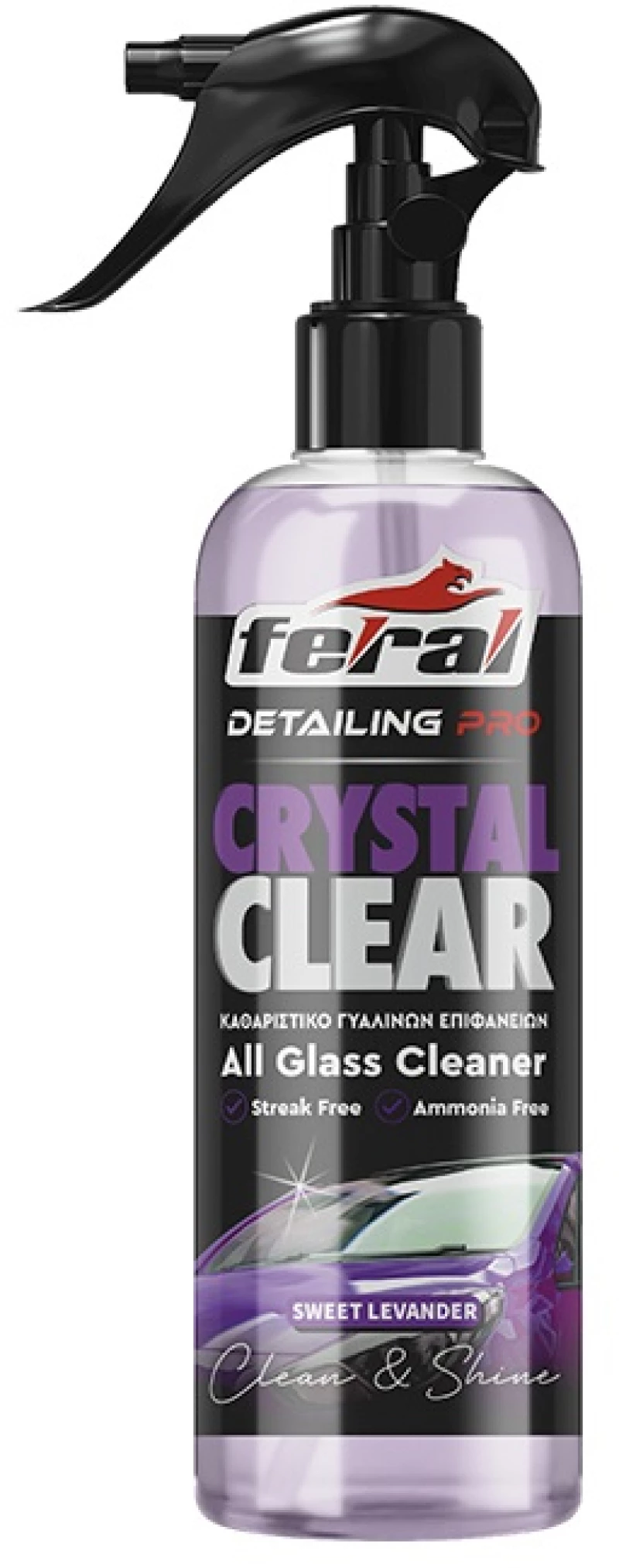 Καθαριστικό Τζαμιών Sweet Levander Feral Detailing Pro 750ml 1 Τεμάχιο