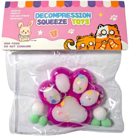 Πατούσα Antistress Squishy - Σετ 16pcs - GA524-1 - 652419
