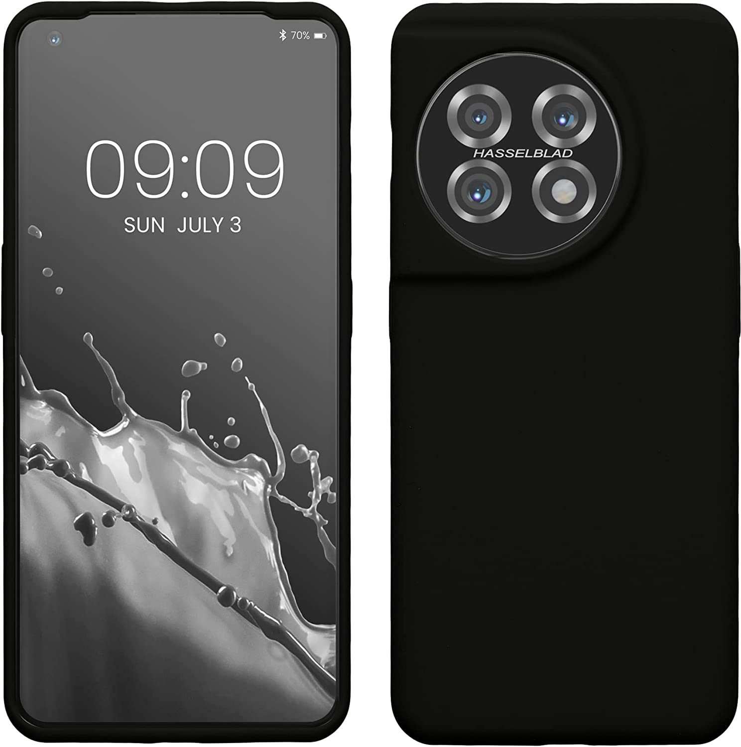 KWmobile Soft Flexible Rubber Cover - Θήκη Σιλικόνης OnePlus 11 - Black (60787.01)