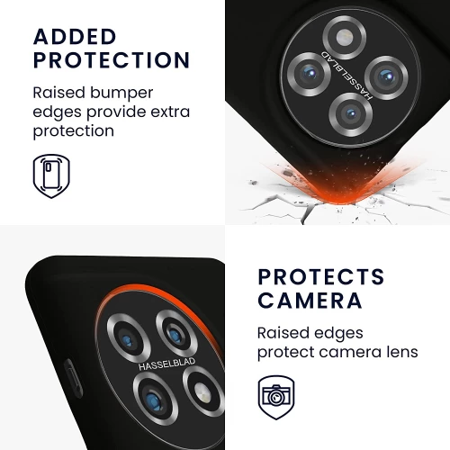 KWmobile Soft Flexible Rubber Cover - Θήκη Σιλικόνης OnePlus 11 - Black (60787.01)