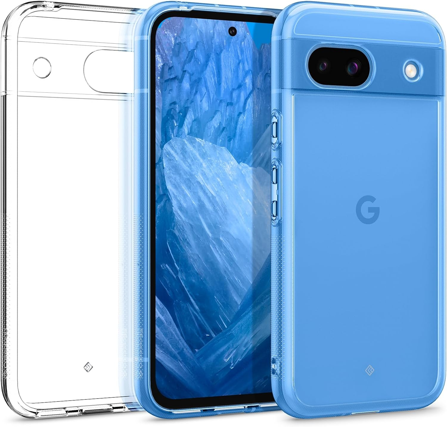 Διάφανη Ανθεκτική Σκληρή Θήκη - Google Pixel 8a - Caseology Capella - Crystal Clear (ACS07453)