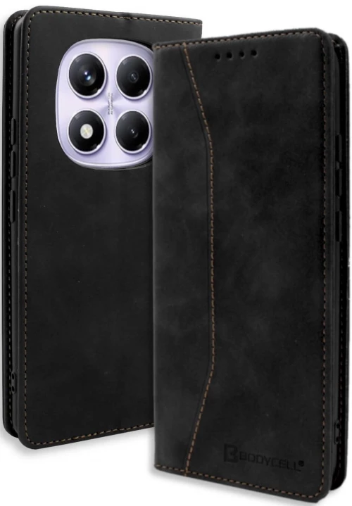 Θήκη Xiaomi Redmi Note 14 Pro 4G Bodycell Book Case Πορτοφόλι - Black (5206015080678)