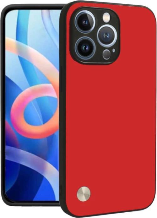 Θήκη iPhone 13 Pro Bodycell Vegan Cover Σκληρή - Red (5206015075681)