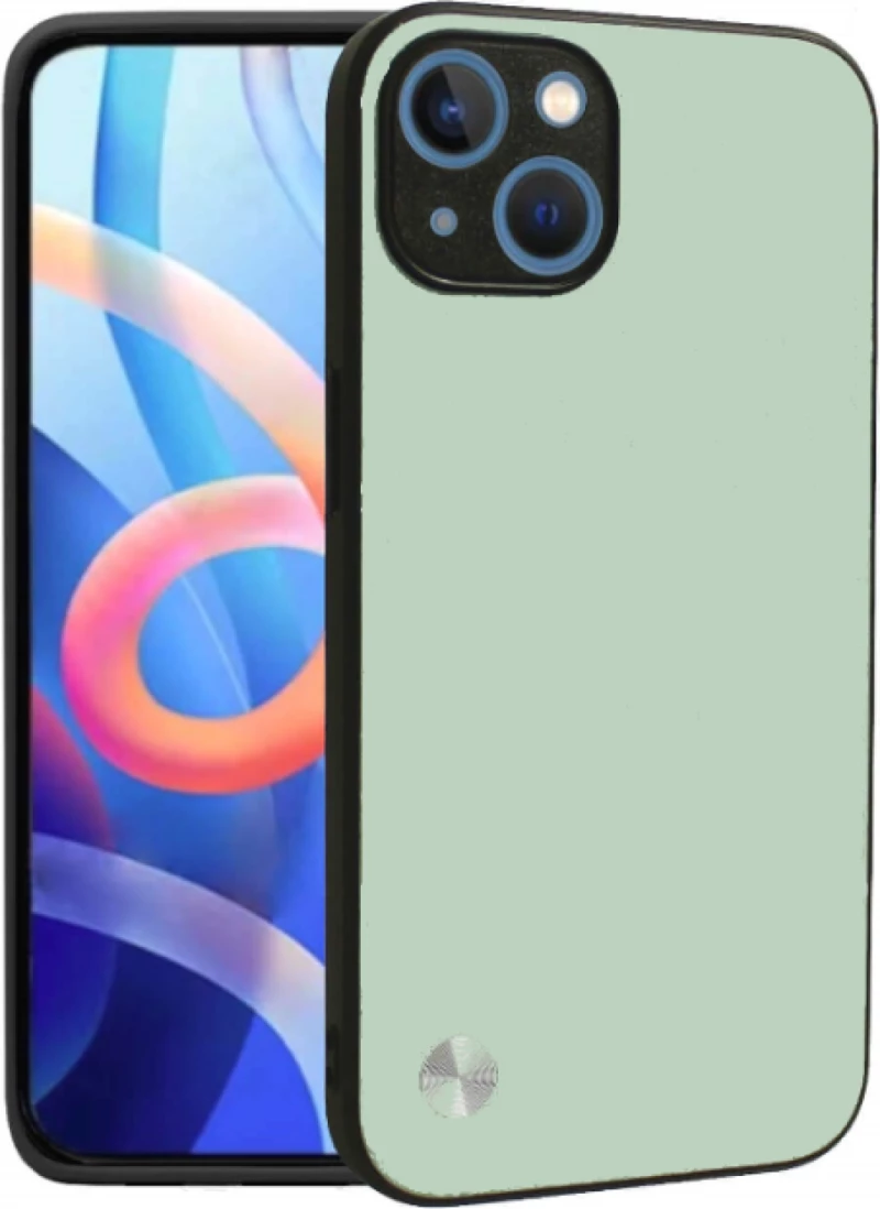 Θήκη iPhone 14 Plus Bodycell Vegan Cover Σκληρή - Light Green (5206015075797)