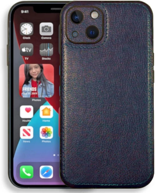 Θήκη iPhone 14 Bodycell Prestige Backcover με Πλαίσιο Κάμερας - Blue (5206015068249)