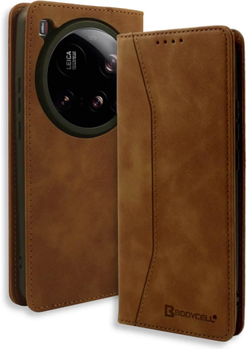 Θήκη Xiaomi 15 Ultra Bodycell Book Case Πορτοφόλι - Brown (5206015082153)